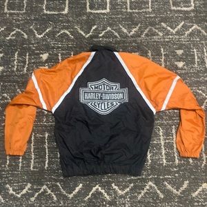 Harley Davidson reflective nylon zipper jacket